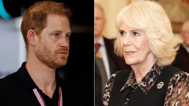 Príncipe Harry e rainha Camilla - Foto: Getty Images