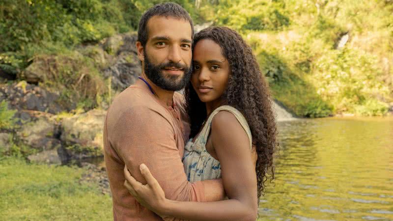 Maria Santa (Duda Santos) e José Inocêncio (Humberto Carrão) - Globo/Fabio Rocha