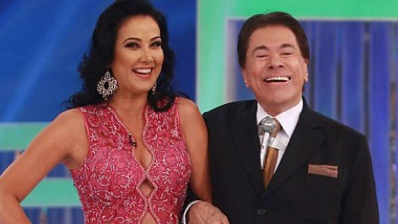 Helen Ganzarolli e Silvio Santos - Foto: Reprodução / SBT