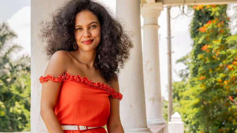 Morena (Uiliana Lima) na primeira fase da novela - Globo/Fabio Rocha