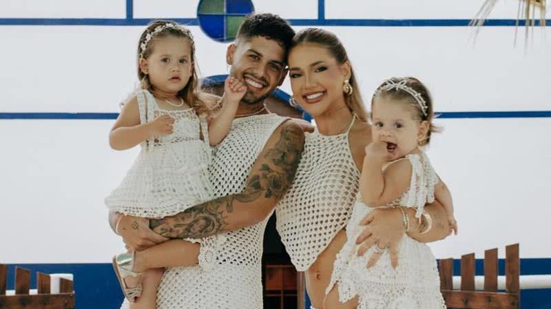 Virginia e Zé Felipe já são pais de Maria Alice e Maria Flor - Foto: Reprodução / Instagram