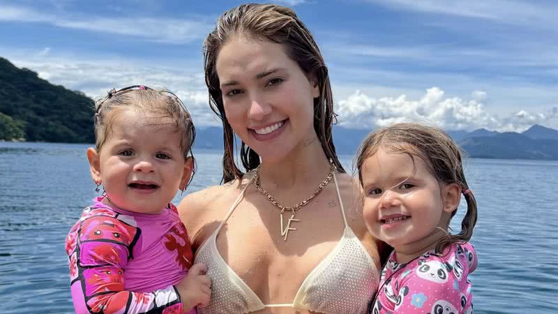 Virginia Fonseca com as filhas, Maria Flor e Maria Alice - Foto: Reprodução / Instagram