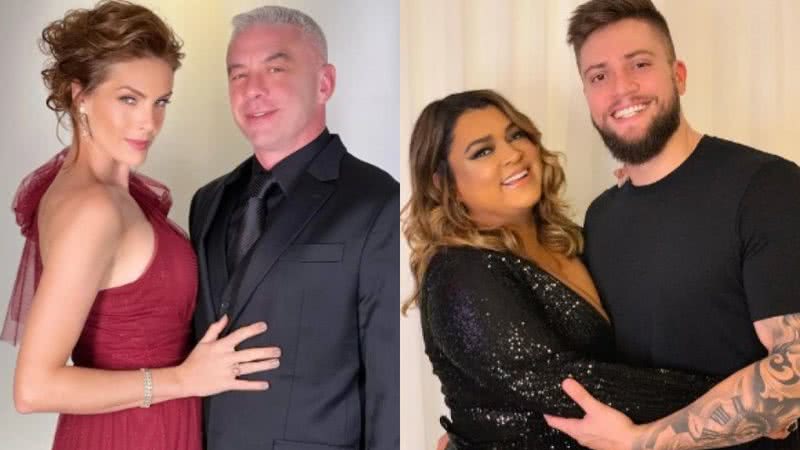 Ana Hickmann e Alexandre Correa e Preta Gil e Rodrigo Godoy - Reprodução/Instagram