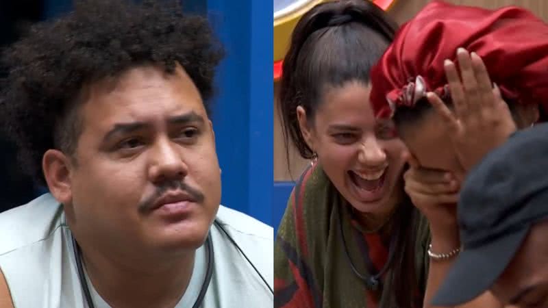 Fernanda se diverte após produção tocar 'Infiel' no BBB 24 - Foto: Reprodução / TV Globo