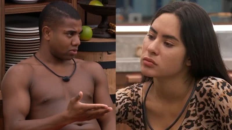 Davi conversa com Isabelle no BBB 24 - Foto: Reprodução / TV Globo