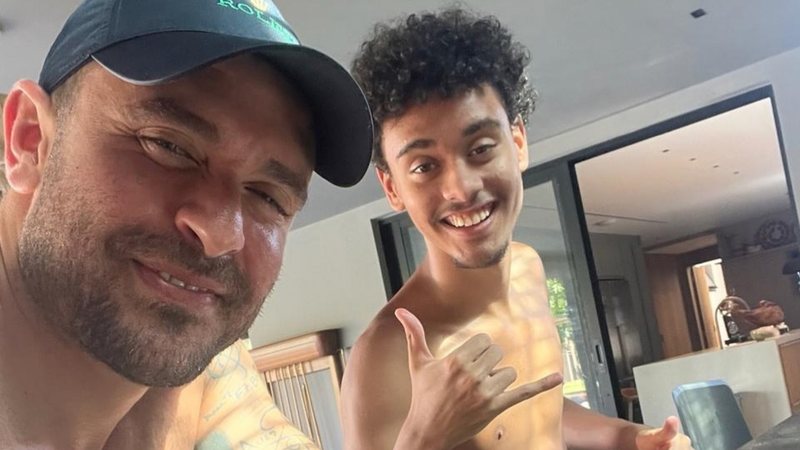 Diogo Nogueira comemora aniversário do filho - Reprodução/Instagram