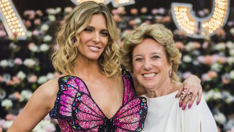 Fernanda Lima e a mãe, Maria Tereza Pereira - Foto: Caiuá Franco / TV Globo