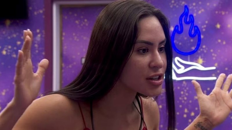 Isabelle desafaba com sister - Reprodução/Globo