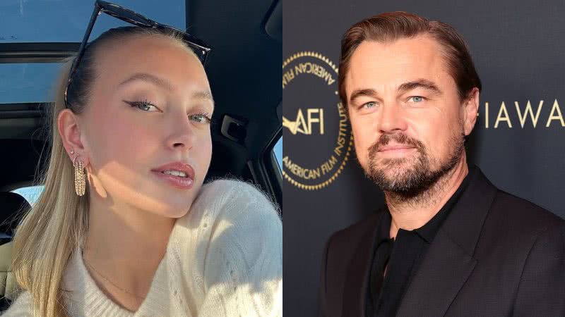 Hieke Konings e Leonardo DiCaprio - Foto: Reprodução / Instagram - Getty Images