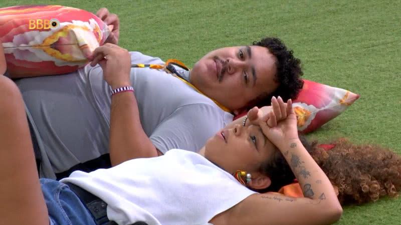 Lucas Henrique e Pitel no BBB 24 - Foto: Reprodução /TV Globo