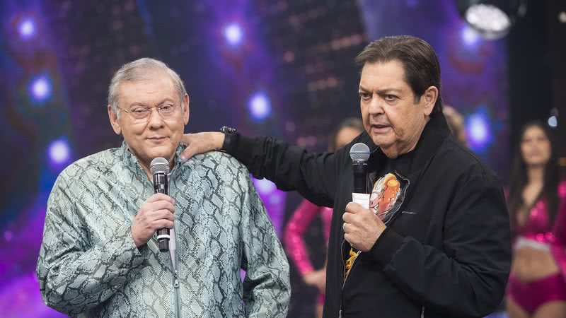 Milton Neves e Faustão - Foto: Renato Pizzutto/Band