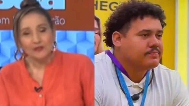 Sonia Abrão se diverte ao ver reação de Buda - Reprodução/Globo