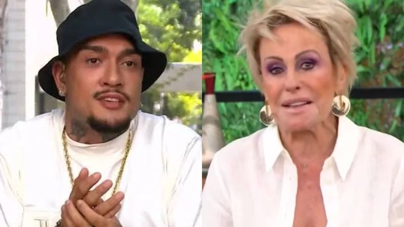 Ana Maria Braga e MC Bin Laden marcam de assistir jogo juntos - Reprodução/Globo