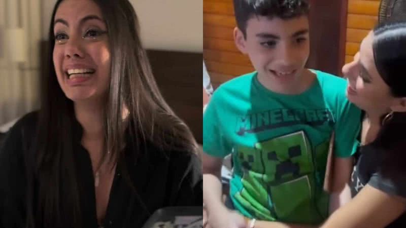 Fernanda emociona com vídeo ao lado do filho - Reprodução/Instagram