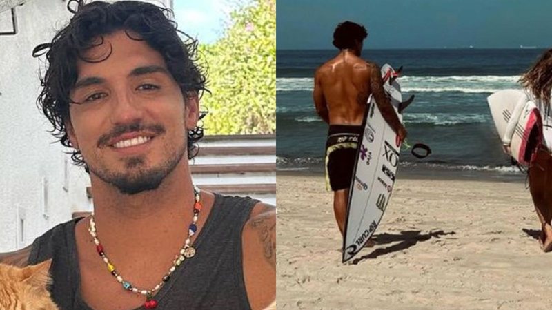 Gabriel Medina chama atenção ao surgir com ex-namorada - Reprodução/Instagram