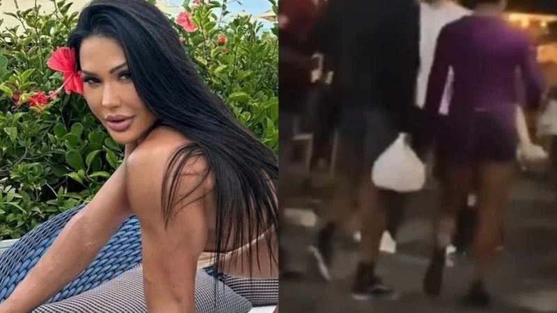 Gracyanne Barbosa causa com suposto vídeo andando com homem - Reprodução/Instagram