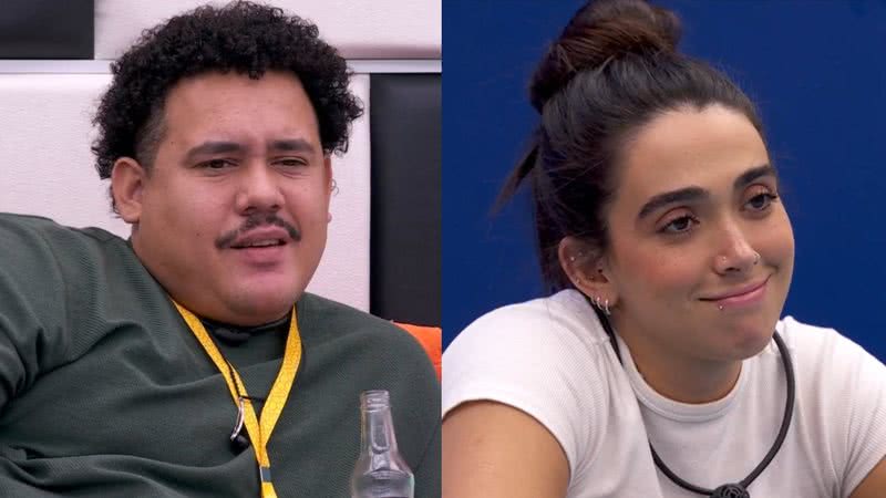 Lucas Henrique e Giovanna no BBB 24 - Foto: Reprodução / TV Globo