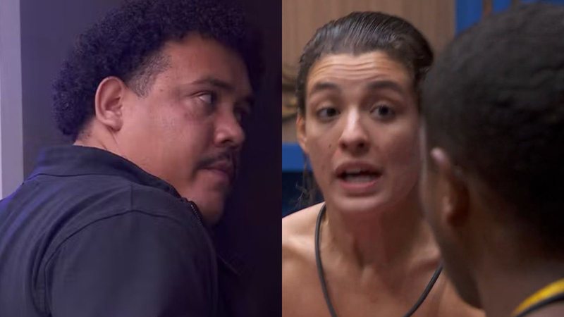 Lucas ouve discussão de Davi e Beatriz escondido no BBB 24 - Reprodução/Globo