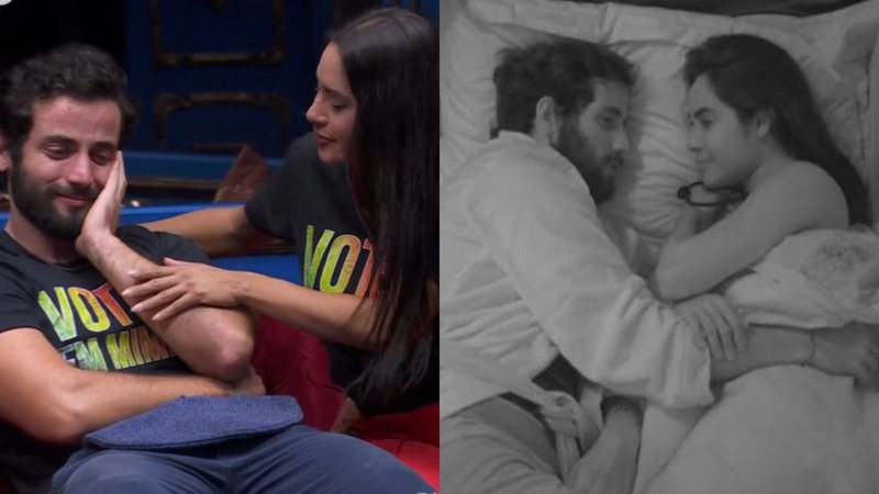 Matteus e Isabelle conversam sobre se encontrar fora do BBB 24 - Reprodução/Globo