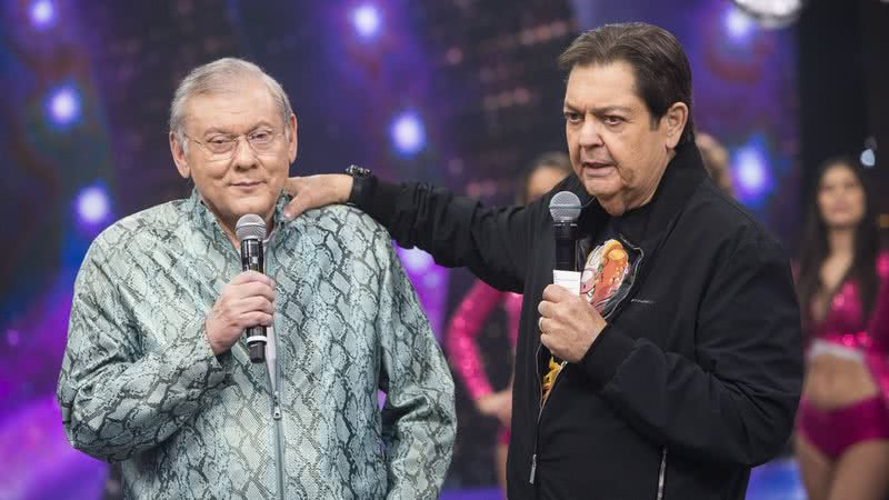 Milton Neves e Faustão - Foto: Renato Pizzutto/Band