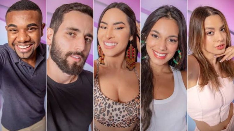 Montagem de fotos dos cinco finalistas do 'BBB 24' - Divulgação/TV Globo