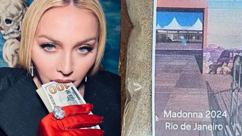 Areia do show da Madonna é comercializada em site de vendas - Reprodução/Instagram/Ebay