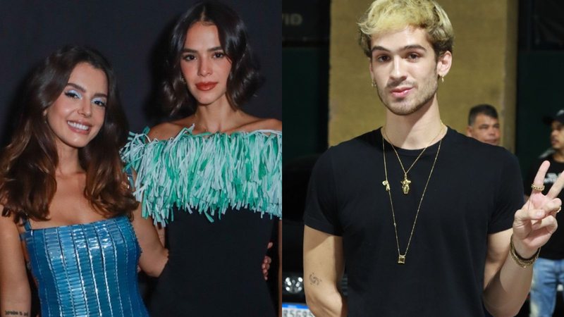 Bruna Marquezine, João Guilherme e Giovanna Lancellotti em sorteio de desfiles - Foto: Thiago Mattos/Brazil News