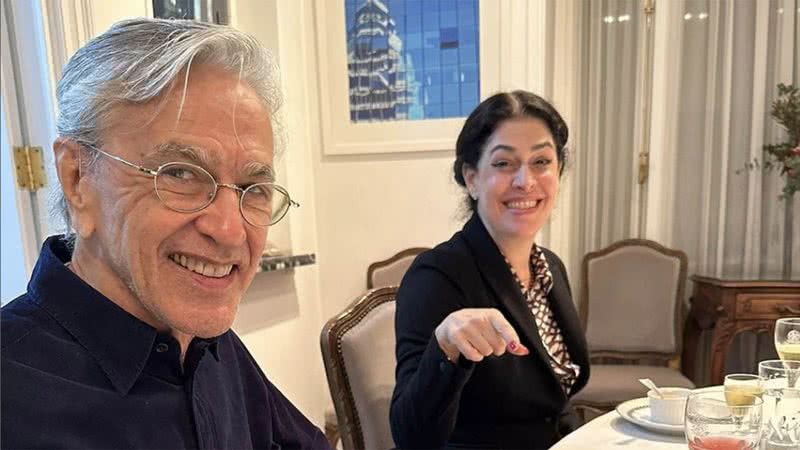 Caetano Veloso e Paula Lavigne - Foto: Reprodução / Instagram