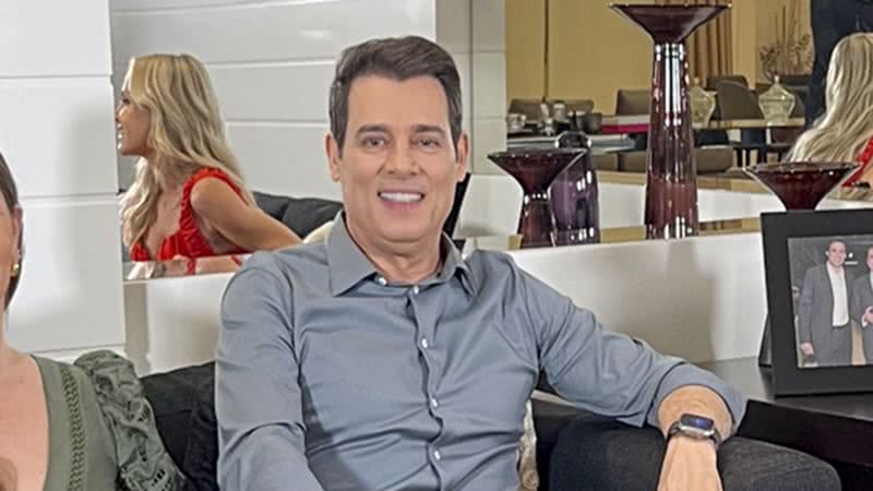 Celso Portiolli abre as portas de sua mansão na TV - Foto: Divulgação / SBT