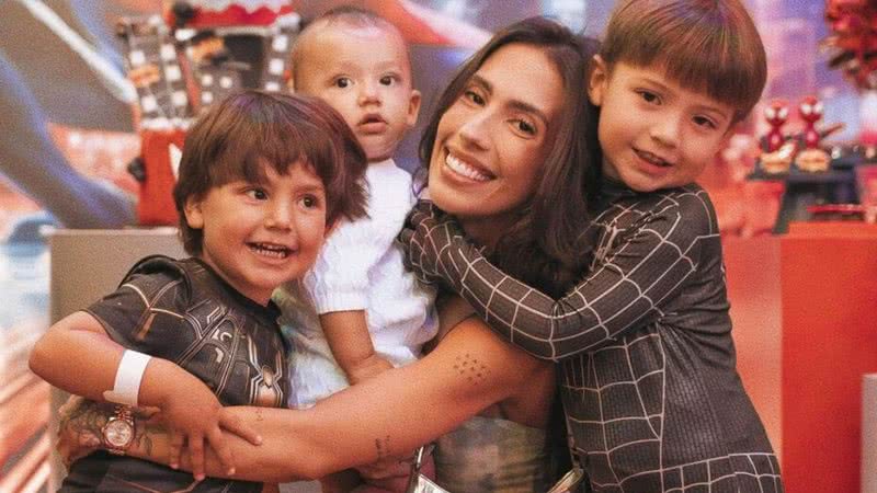 Gabi Brandt é mãe de Davi, Henri e Beni - Foto: Reprodução / Instagram