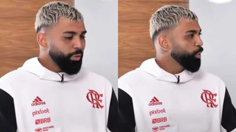 Gabigol se explica após polêmica com camisa do Corinthians - Reprodução/Portal UOL