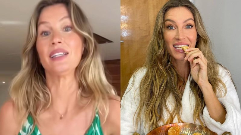 Gisele Bündchen detalha alimentação - Reprodução/Instagram