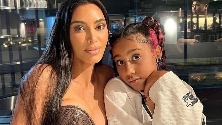 Kim Kardashian e North West - Foto: Reprodução / Instagram