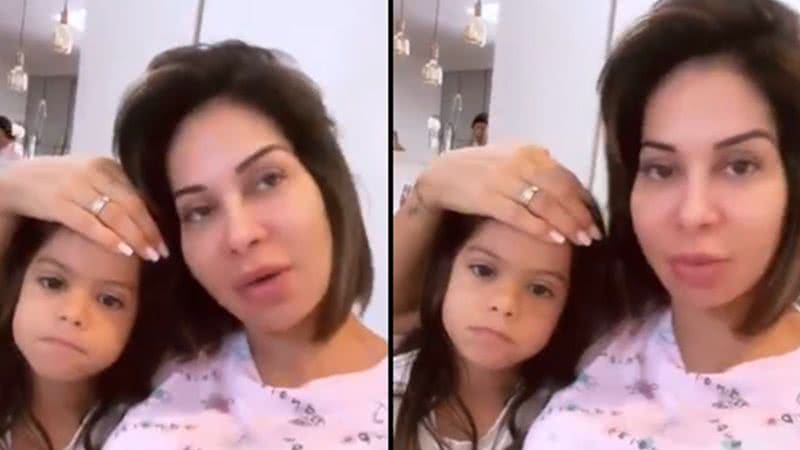 Maíra Cardi e a filha, Sophia - Foto: Reprodução/Instagram