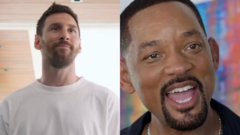 Lionel Messi e Will Smith - Foto: Reprodução / Instagram; @badboys