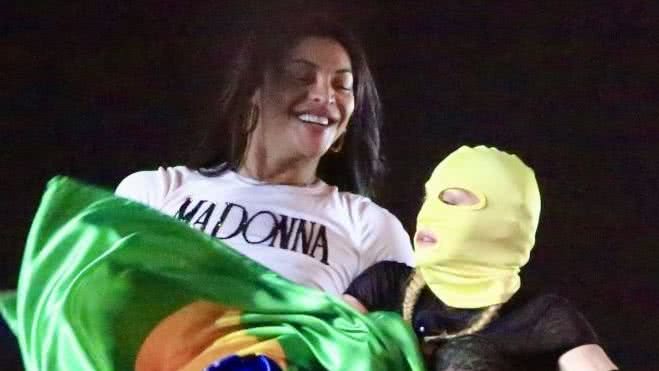 As cantoras Madonna e Pabllo Vittar - Foto: Reprodução/AgNews