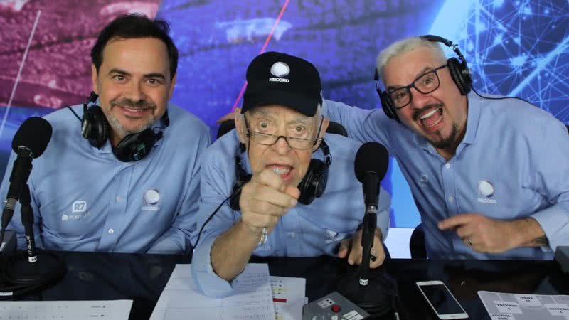 Silvio Luiz estava fazendo a cobertura do Paulistão 2024 no Playplus - Foto: Reprodução / Instagram