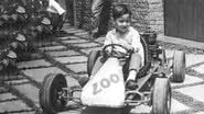 Na infância, o brinquedo preferido de Senna era o kart - FOTOS: NOKIO KOIKE@ASE2024 E FOTO FAMÍLIA@ASE2024