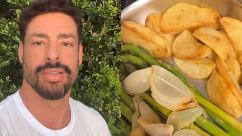 Cauã Reymond mostra sua comida - Reprodução/Instagram