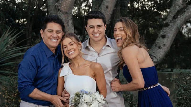 Cesar Filho, Júlia, Luigi Cesar e Elaine Mickely - Foto: Reprodução / Instagram