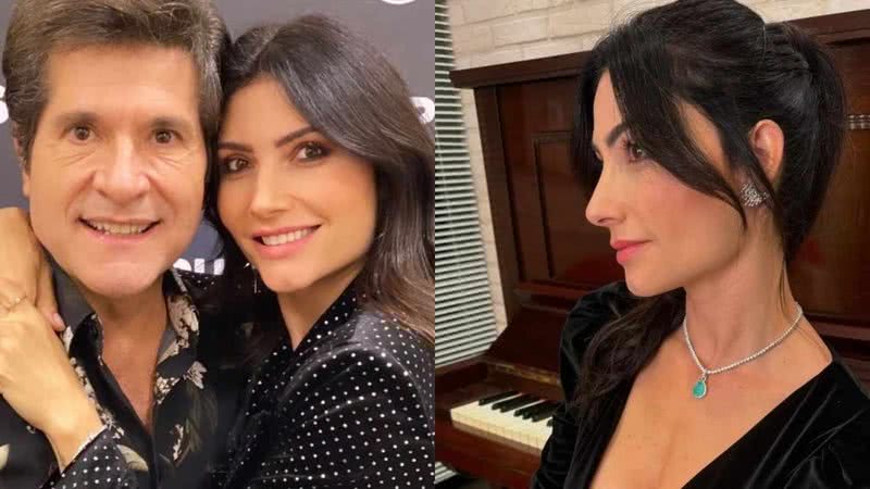 Esposa do cantor Leonardo surpreende com vestido preto - Reprodução/Instagram