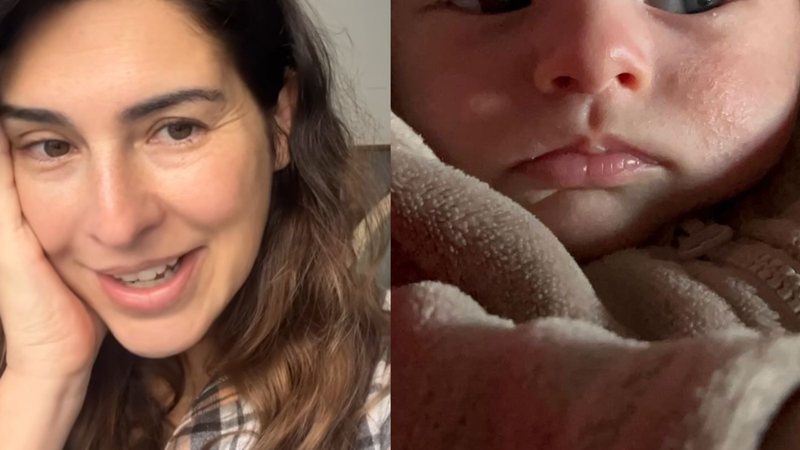 Fernanda Paes Leme exibe a cor dos olhos da filha, Pilar - Reprodução/Instagram