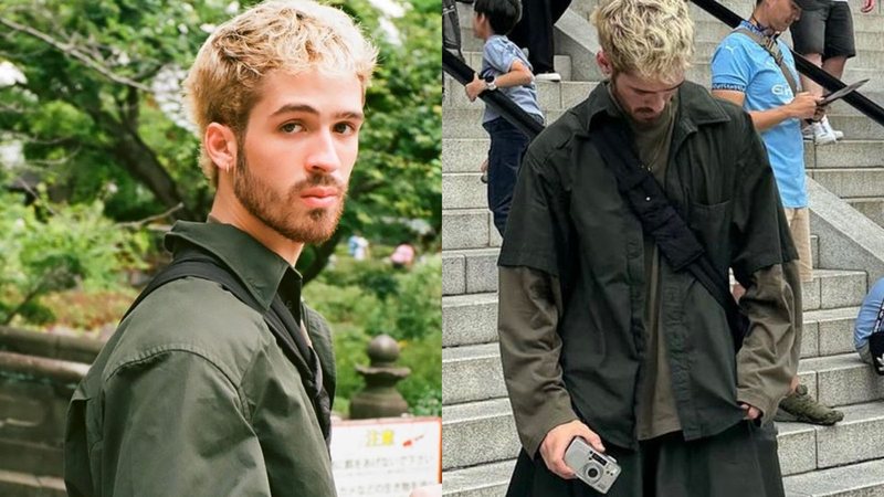 João Guilherme chama atenção com look em passeio no Japão - Reprodução/Instagram