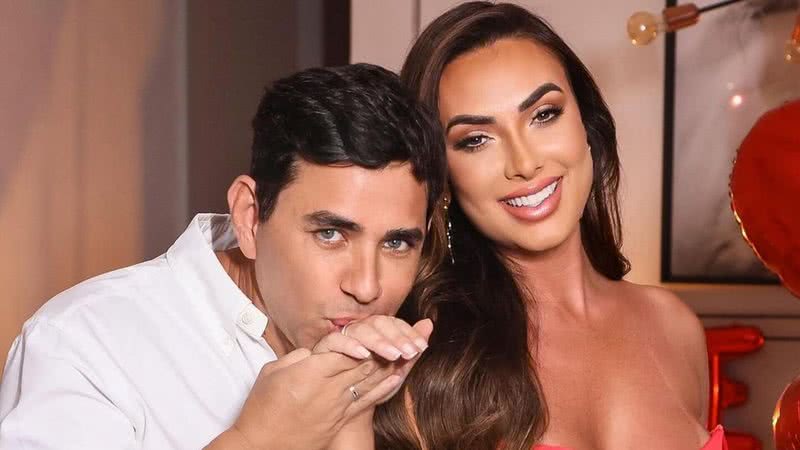 Nicole Bahls é surpreendida com anel no Dia dos Namorados - Reprodução/Instagram