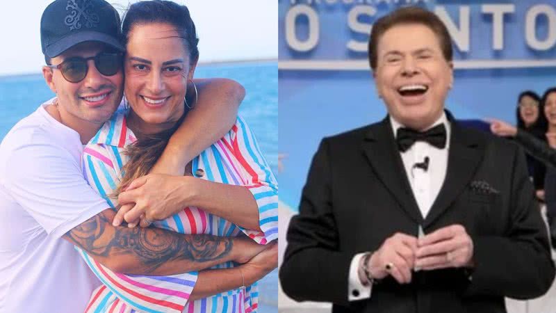 Gustavo Moura, Silvia Abravanel e Silvio Santos - Foto: Reprodução / Instagram / SBT