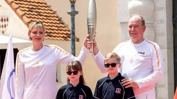 Princesa Charlene, Gabriella, Jacques e príncipe Albert II - Foto: Getty Images