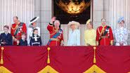 Rei Charles III com sua família no Trooping the Colour - Foto: Getty Images