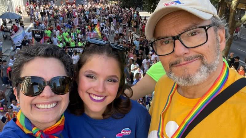 Sandra Annenberg, Ernesto Paglia e Elisa - Foto: Reprodução / Instagram