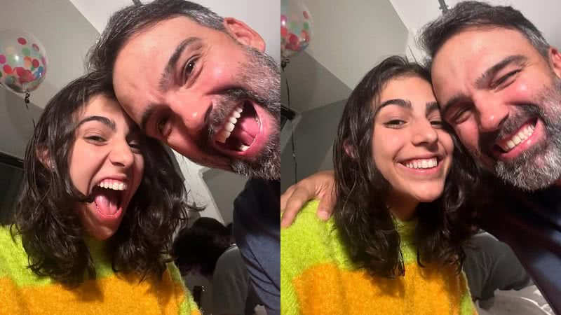 Tadeu com a filha, Laura - Reprodução/Instagram