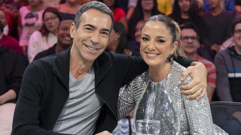 Cesar Tralli e Ticiane Pinheiro no Domingão com Huck - Foto: Globo/ Beatriz Damy